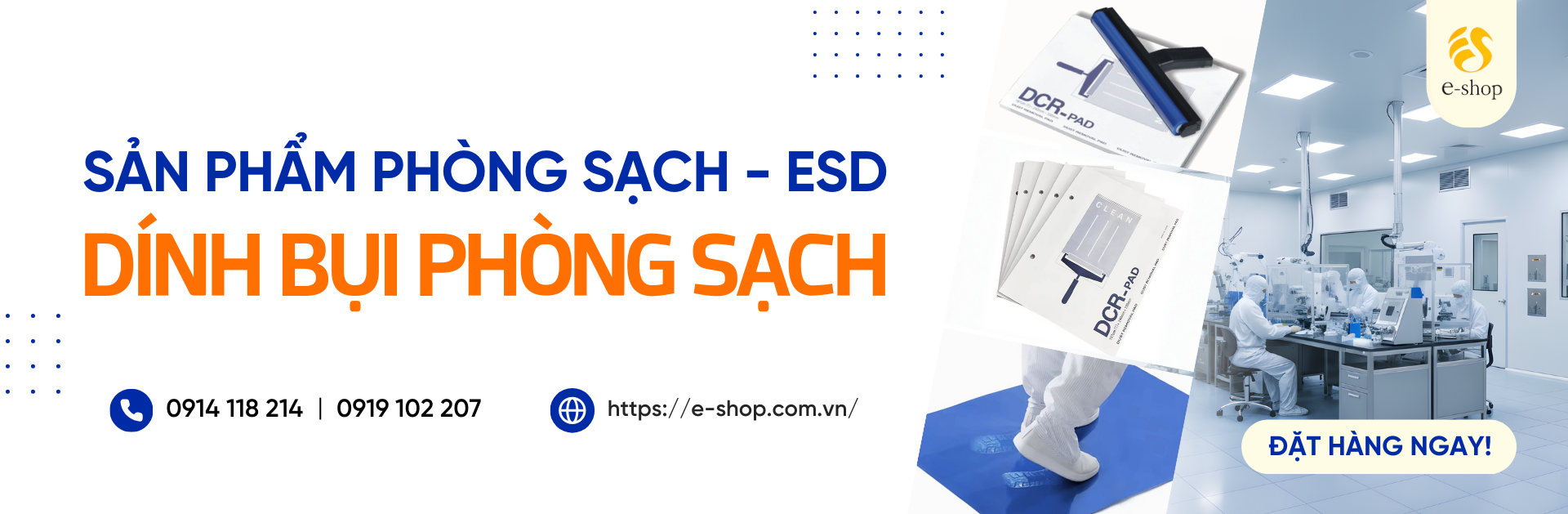 Dính Bụi Phòng Sạch