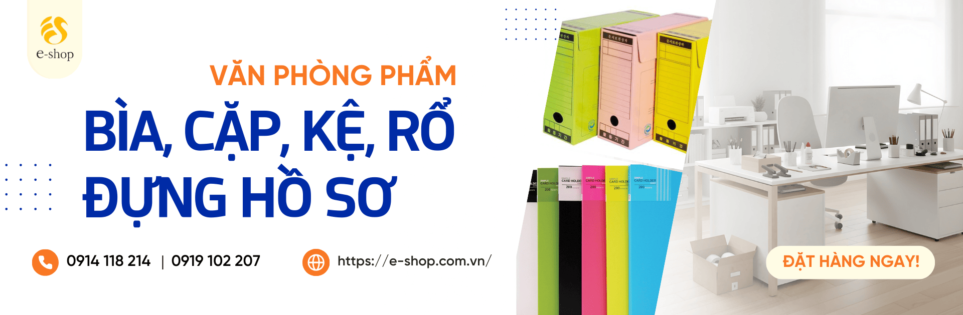 Bìa, cặp, kệ, rổ đựng hồ sơ