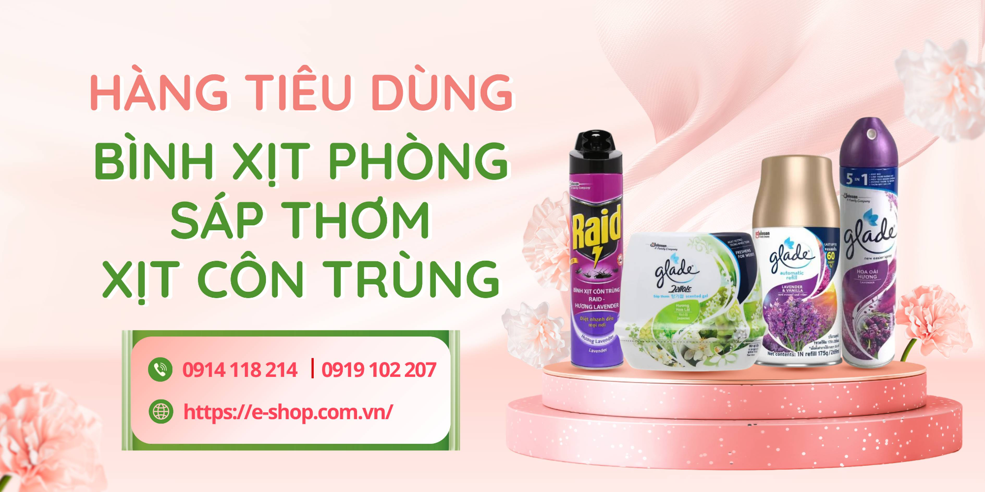 Bình Xịt Phòng, Sáp Thơm, Xịt Côn Trùng