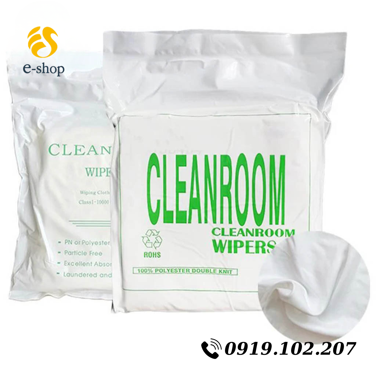 Khăn lau phòng sạch WIP-8009 Khăn lau phòng sạch WIP-8009