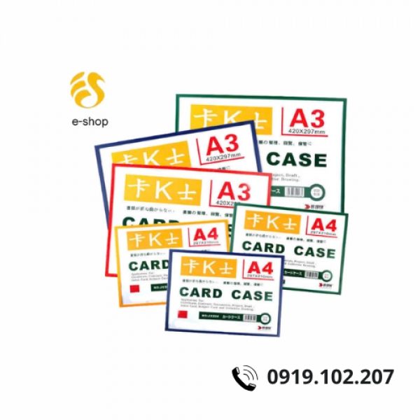 Card Case A4, A3 Nam Châm (Magnet)