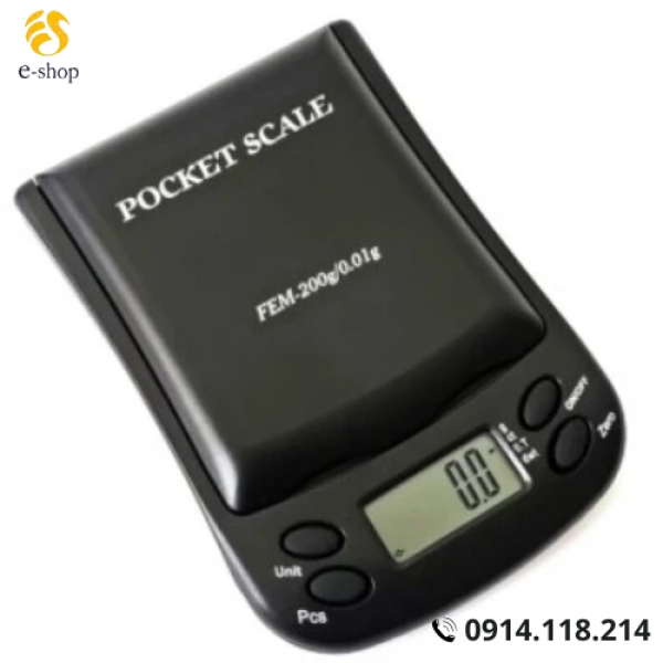 CÂN TIỂU LY ĐIỆN TỬ 200G/0.01G POCKETSCALE MINI