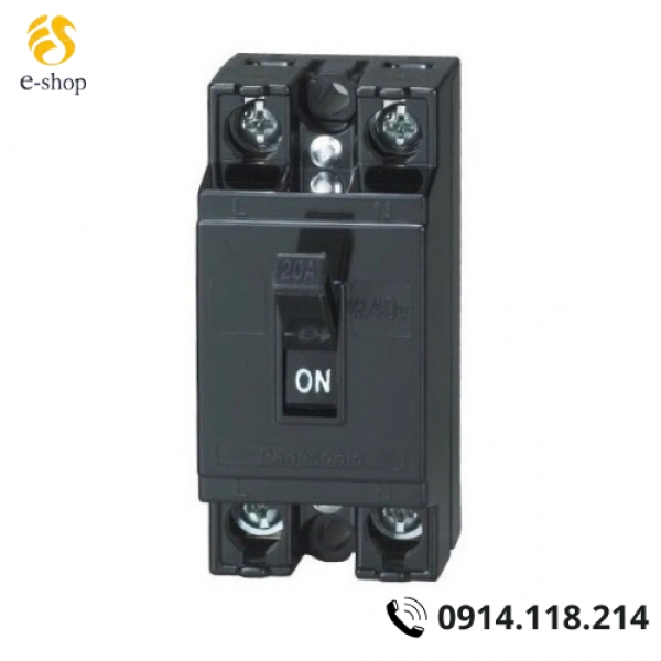 CB cóc Panasonic BS1112TV 20A 1.5kA 2P 220V