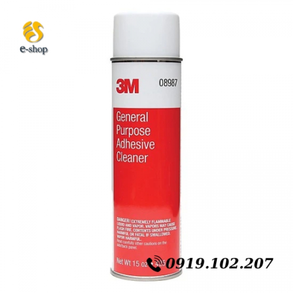 CHAI TẨY RỬA VẾT KEO, NHỰA ĐƯỜNG 3M 08987