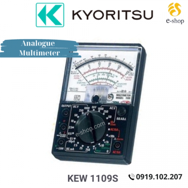 ĐỒNG HỒ ĐO ĐIỆN TRỞ CÁCH ĐIỆN KYORITSU 1109S