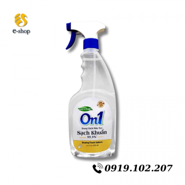 Nước rửa tay khô sạch khuẩn One1 (chai 650ml)