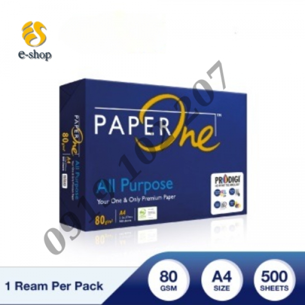 Giấy photo Paper One A4 80gsm 500 tờ