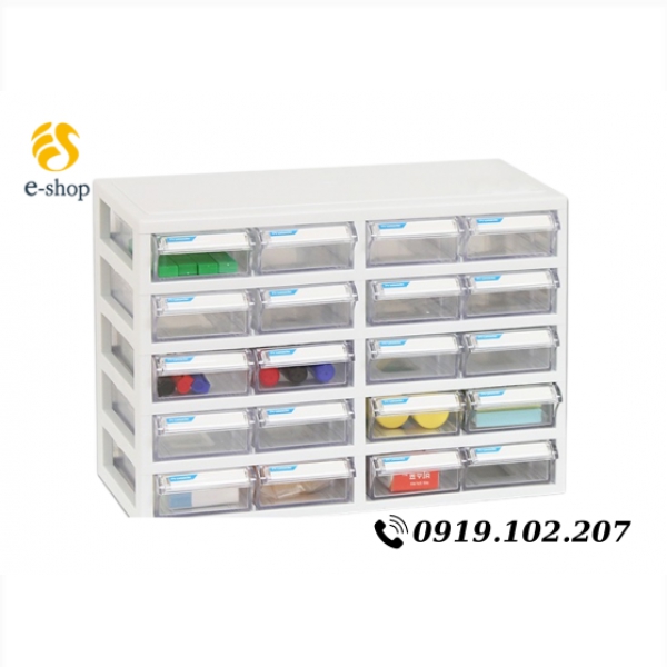 Hộp Đựng Đồ Mini 20 Ngăn Cố Định Nhập Khẩu Hàn Quốc | Mã J-020