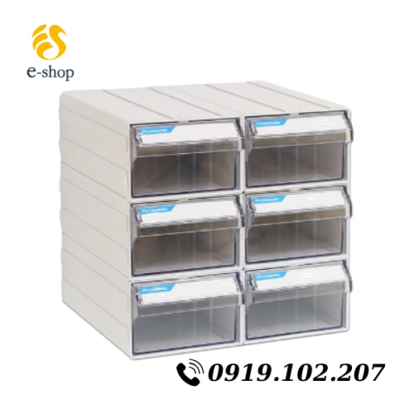 Hộp Đựng Đồ Mini 6 Ngăn Lắp Ghép Nhập Khẩu Hàn Quốc | Mã J-106