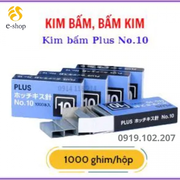 Kim bấm số 10 Plus (Hộp lớn-20 hộp nhỏ) No10. Staplers Plus