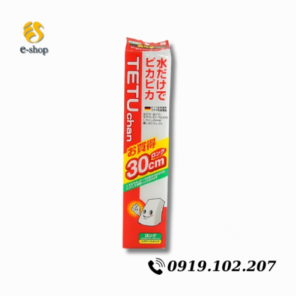 Mút Xốp Melamine Tetuchan Công Nghệ Nhật Bản | Thanh Dài 30 Cm | 400 Cái/Thùng