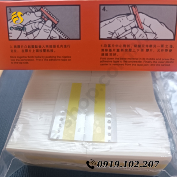 BĂNG DÍNH NỐI LIỆU SMT QUY CÁCH 500 PCS/HỘP