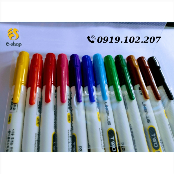 SET BÚT DẠ DẦU 12 MÀU MONAMI NAMEPEN F , BÚT VIẾT CD ( không xóa được )