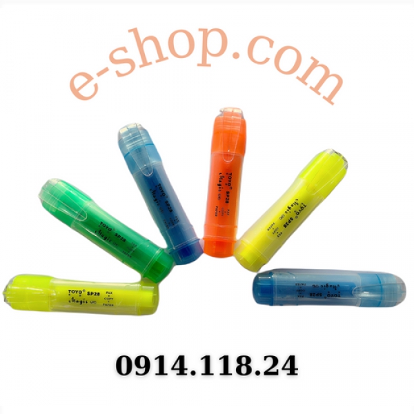 Bút Dạ Quang TOYO 10 cây/hộp