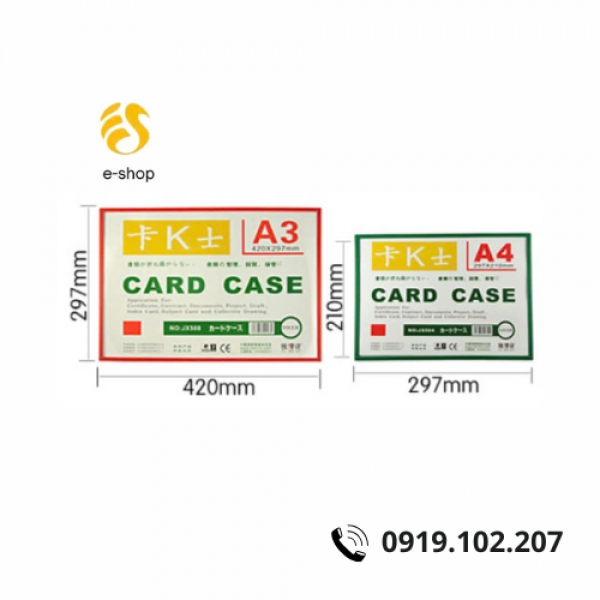 Card Case A4, A3 Nam Châm (Magnet)