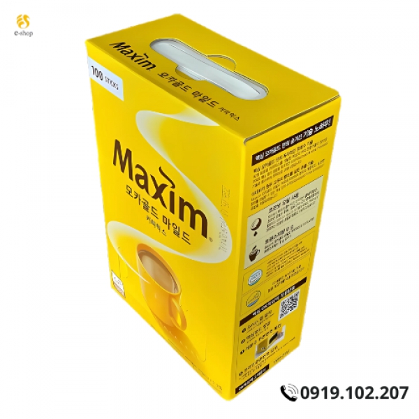 Maxim mocha gold - 맥심 커피 모카골드 마일드 hộp 100 gói *1.2g