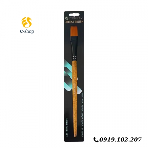Cọ Vẽ Màu Nước, Màu Acrylic Chuyên Nghiệp Nhiều Size -  Cọ Vẽ Nghệ Thuật