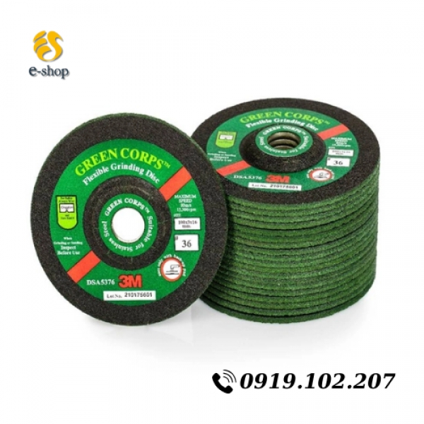 ĐÁ MÀI LINH HOẠT 3M GREEN CORPS