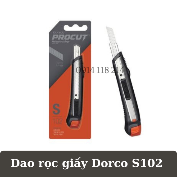 Dao Rọc Giấy 9Mm Dorco S102 - 상품명캇타칼S102