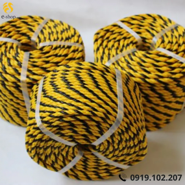 Dây thừng vàng đen Hàn Quốc 10mm