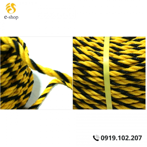 Dây thừng vàng đen Hàn Quốc 14mm