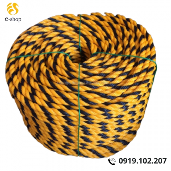 Dây thừng vàng đen Hàn Quốc 8mm