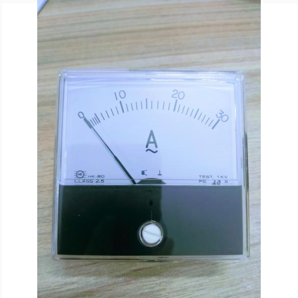 Đồng hồ Ampe 30A 80x80mm