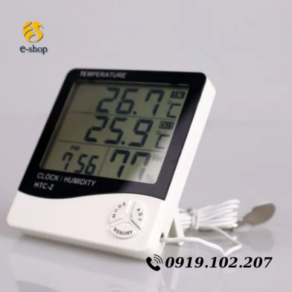 Đồng hồ đo nhiệt độ, độ ẩm HTC-2