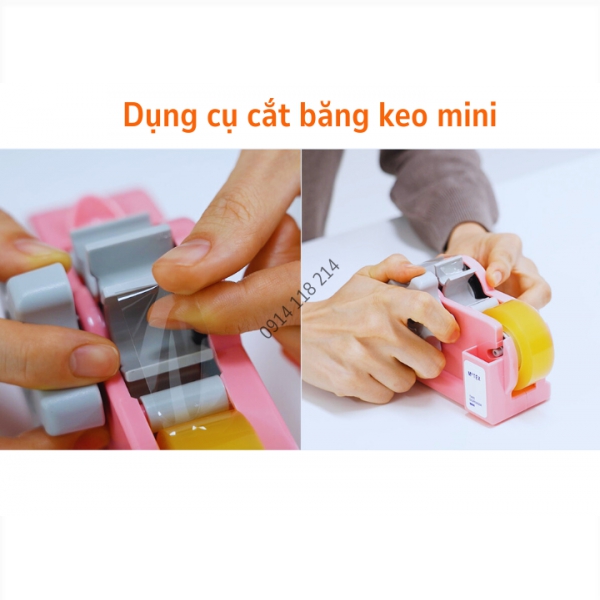 Dụng cụ cắt băng keo mini màu ngẫu nhiên