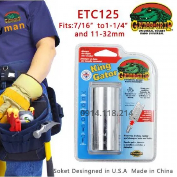 Gator Grip Universal Socket ETC-125 7/16