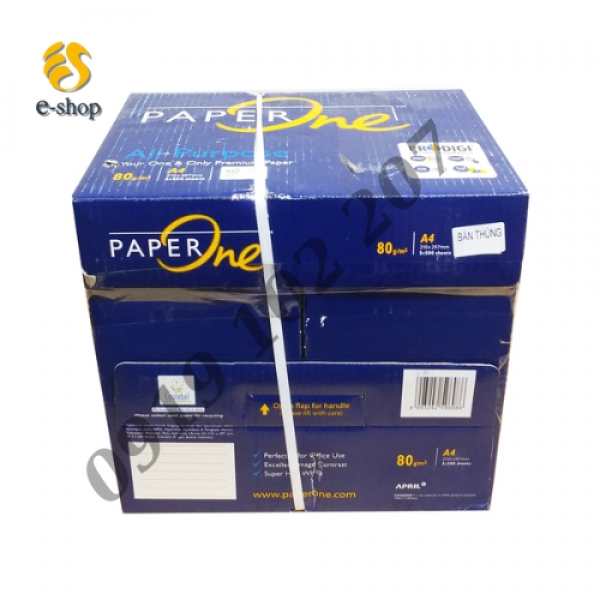 Giấy photo Paper One A4 80gsm 500 tờ