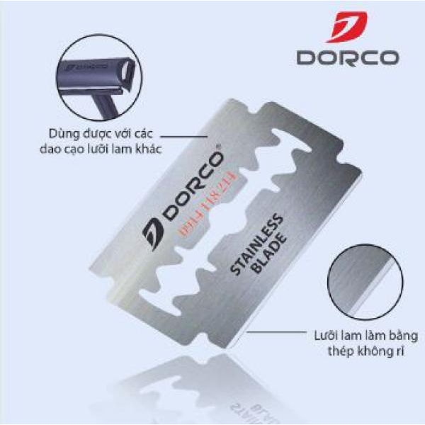 Lưỡi dao lam Hàn Quốc Dorco ST300 (hộp 100 lưỡi)