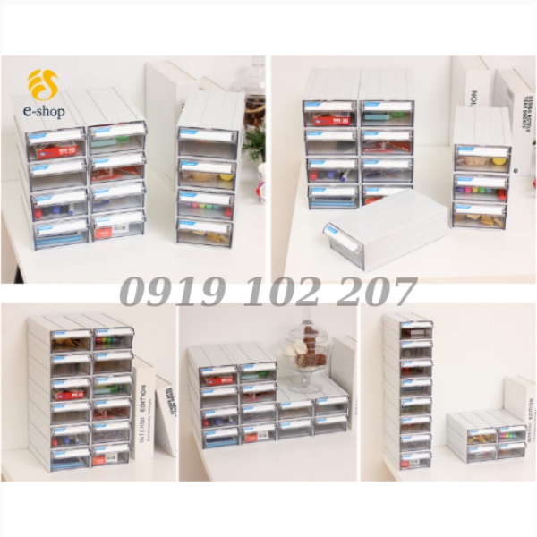 Hộp Đựng Đồ Mini 6 Ngăn Lắp Ghép Nhập Khẩu Hàn Quốc | Mã J-106