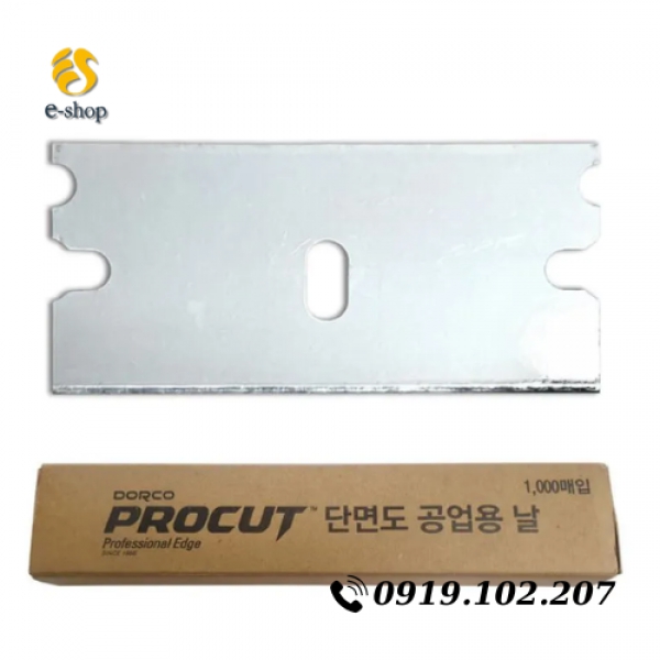 LƯỠI DAO DORCO DN 52-03 도루코 단면도 공업용날 DN52-03 (1000)EA