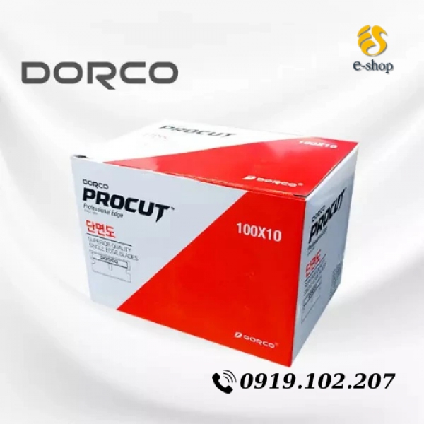 Lưỡi dao lam Hàn Quốc Dorco DN52 (100 lưỡi)