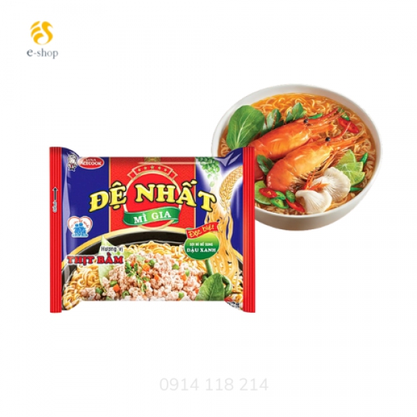 MÌ GÓI ĐỆ NHẤT HƯƠNG VỊ THỊT BẰM (THÙNG 30 GÓI)