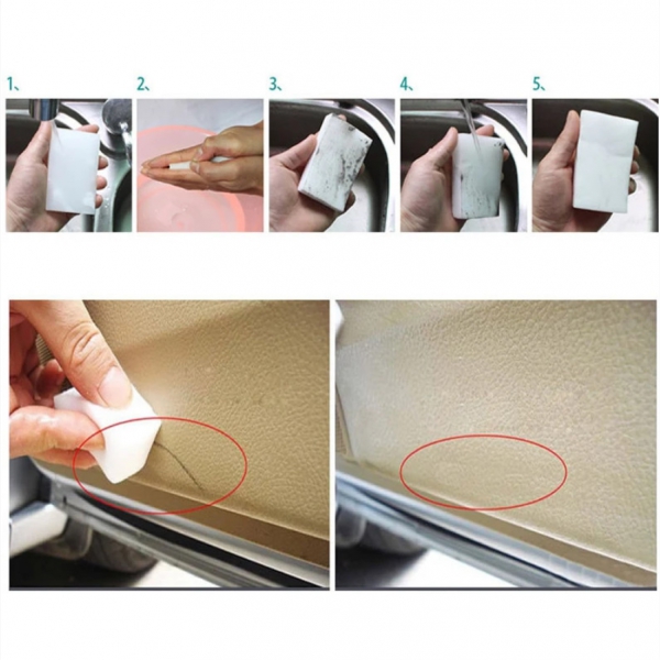 Mút Xốp Melamine Tetuchan Công Nghệ Nhật Bản | Thanh Dài 30 Cm | 400 Cái/Thùng