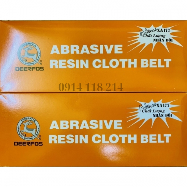 NHÁM VÒNG, XE TĂNG NAI CAM CHÍNH HÃNG DEERFOS XA177 HÀN QUỐC HỘP 10 VÒNG 4”x24” CÁT ĐỎ