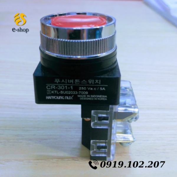 Nút dừng khẩn cấp Hanyoung CR-301-1, 25mm