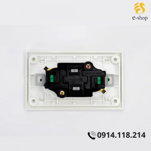 Ổ Cắm Điện Âm Tường Dosel Hàn Quốc 2 Lỗ