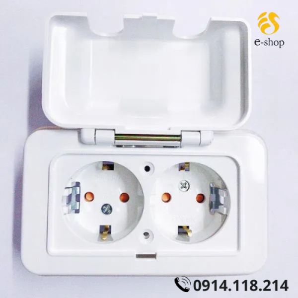 Ổ Cắm Điện Chống Nước Dosel Hàn Quốc | Nắp Ngang