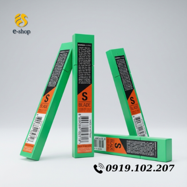 Lưỡi dao rọc giấy Dorco 9mm 도루코 캇타칼날 (1000 LƯỠI)