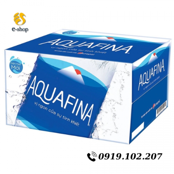 Thùng nước suối Aquafina