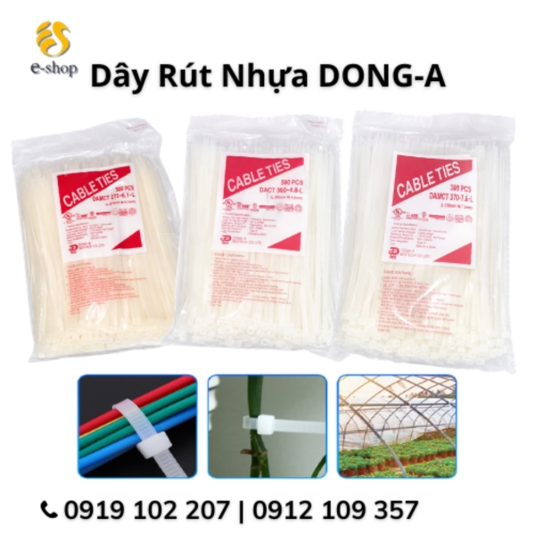 Dây Rút Nhựa Dong - A | Dact 100-2.5, Damct 370-7.6, Dact 140-3.6, Dact 200-4.8, Dact 300-4.8, Damct 270-6.1