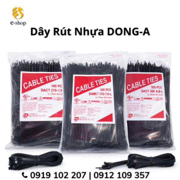 Dây Rút Nhựa Dong - A | Dact 100-2.5, Damct 370-7.6, Dact 140-3.6, Dact 200-4.8, Dact 300-4.8, Damct 270-6.1