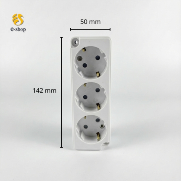 Ổ Cắm Điện 3 Lỗ Nổi Dong Hwa Hàn Quốc | Đóng Gói 1 Hộp 10 Cái