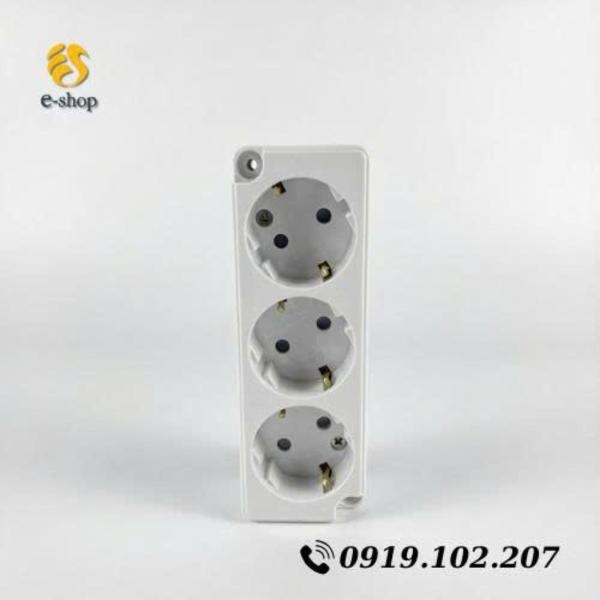 Ổ Cắm Điện 3 Lỗ Nổi Dong Hwa Hàn Quốc | Đóng Gói 1 Hộp 10 Cái